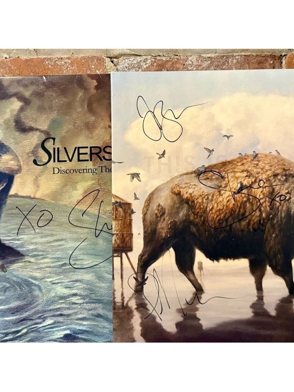 Silverstein Signed Vinyl Lot - Discovering the Waterfront, This Is How the Wind